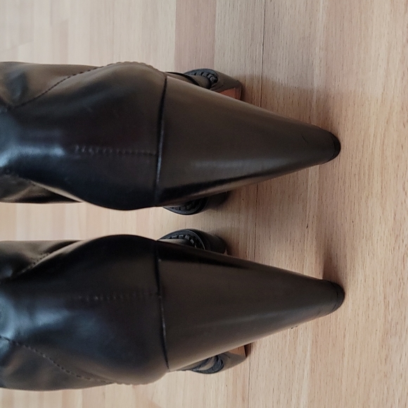 Kors Michael Kors Platform Leather Pull On Boots - Picture 4 of 12